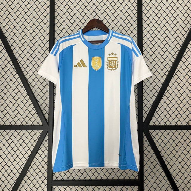 Camisa Seleção da Argentina Home 24/25 Patch campeão - Torcedor Adidas Masculina