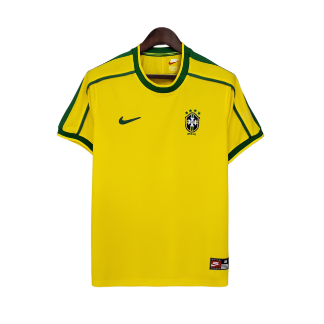 2Camisa Retrô 1998 Seleção Brasileira I Nike Masculina